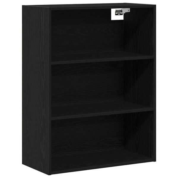 vidaXL Cabinet Murale Suspendu Ch&ecirc;ne noir 69,5 x 32,5 x 90 cm