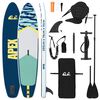 vidaXL Planche de SUP avec si&egrave;ge 2-en-1 APEX 305 x 76 x 15 cm Bleu