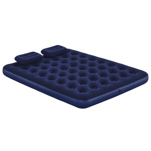 Bestway Lit gonflable avec oreiller et pompe &agrave; air 203x152x22 cm 67374