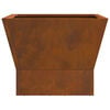 vidaXL Braise Marron 40 x 40 x 35 cm Acier