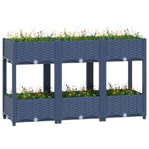 vidaXL Lit sur&eacute;lev&eacute; 120x40x71 cm Polypropyl&egrave;ne