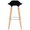 vidaXL Tabourets de bar lot de 2 noir