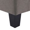 vidaXL Canap&eacute; Taupe 3 places tissu