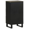 vidaXL Buffet noir 40x33x75 cm bois massif de manguier