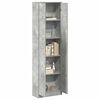 vidaXL Armoire Gris béton 55 x 25 x 189 cm Bois d'ingénierie