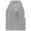 vidaXL Meubles TV muraux 2pcs sonoma gris 100x30x30 cm bois ing&eacute;nierie