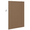 vidaXL Store enrouleur avec des rideaux Marron 120 x 160 cm Bambou