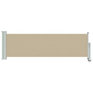 vidaXL Auvent lat&eacute;ral 100 x 300 cm 100% polyester fer acier