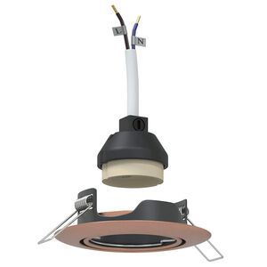 vidaXL Projecteur 6 pc Cuivre 9 x 9 x 2,5 cm M&eacute;tal