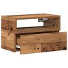 vidaXL Table de chevet murale vieux bois 45x26x28,5 cm