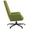 vidaXL Chaise de relaxation Vert clair Velours