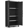 Keter Armoire de rangement et &eacute;tag&egrave;res Garage XL Noir et argent&eacute; 188cm