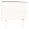 vidaXL Cadre de lit sans matelas blanc bois de pin massif