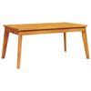 vidaXL Table &agrave; manger de jardin 100x55x45 cm bois massif d'acacia