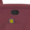 vidaXL Fauteuil inclinable de massage Rouge bordeaux Tissu
