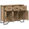 vidaXL Buffet avec tiroir Ch&ecirc;ne artisanal 97 x 32,5 x 74,5 cm