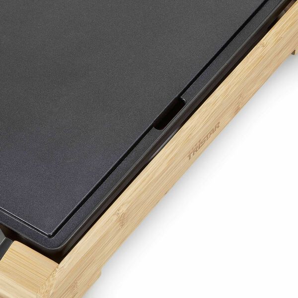 Tristar Plancha &eacute;lectrique 2000 W 37x25 cm Bambou