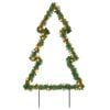 vidaXL D&eacute;coration lumineuse arbre de No&euml;l avec piquets 115 LED 90 cm