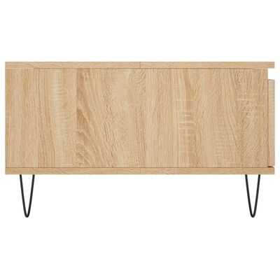 vidaXL Table basse chêne sonoma 90x60x35 cm bois d'ingénierie