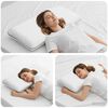 vidaXL Coussin de sommeil Uni Blanc 70 x 35 x 10 cm Mousse de Gel