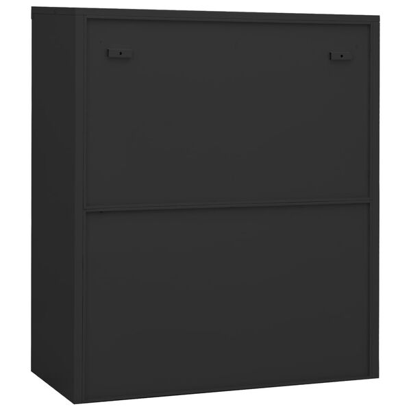 vidaXL Armoire de bureau Anthracite 90x40x105 cm Acier