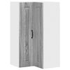 vidaXL Panneau de lave-vaisselle Kalmar Gris Sonoma 57 x 57 x 100 cm