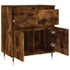 vidaXL Buffet Ch&ecirc;ne fum&eacute; 60x35x70 cm Bois d'ing&eacute;nierie
