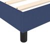 vidaXL Sommier &agrave; lattes de lit avec matelas Bleu 160x200 cm Tissu