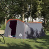 vidaXL Tente tunnel avec toit Gris et orange 318 x 275 x 140 cm