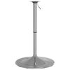 vidaXL Table de bar marron foncé Ø50x89,5 cm bois massif de chêne