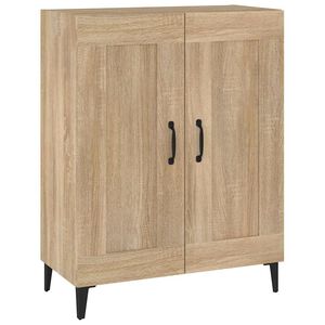 vidaXL Buffet Ch&ecirc;ne sonoma 69,5x34x90 cm Bois d'ing&eacute;nierie