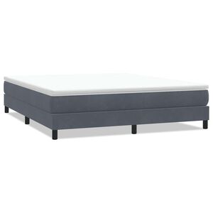 vidaXL Sommier &agrave; lattes de lit sans matelas gris fonc&eacute; 180x220 cm