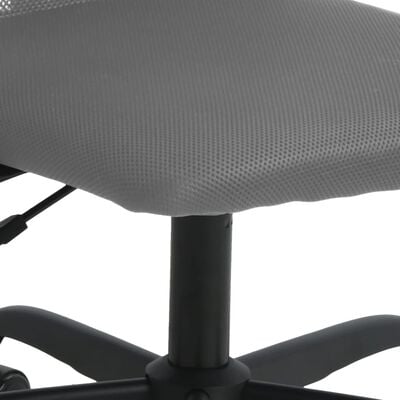 vidaXL Chaise de bureau réglable en hauteur gris