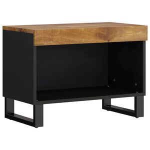 vidaXL Meuble TV 60x33x43,5 cm bois massif de manguier