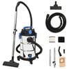 vidaXL Aspirateur sec et humide 1200 W 30 L Argent&eacute;