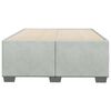 vidaXL Cadre de lit sans matelas gris clair 120x190 cm velours