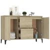 vidaXL Buffet chêne sonoma 102x35x70 cm bois d'ingénierie