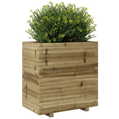 vidaXL Jardinière 70x40x72,5 cm bois de pin imprégné