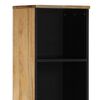 vidaXL Armoire de salle de bain 38x33x160 cm bois massif de manguier