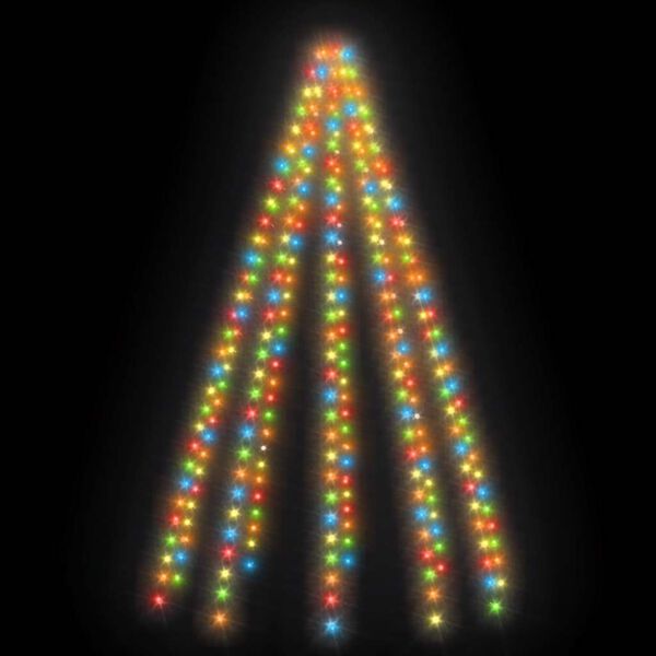 vidaXL Guirlande lumineuse d'arbre de No&euml;l 300 LED color&eacute;es 300 cm