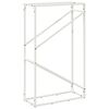 vidaXL Portant de bois chauffage blanc 60x25x100 cm