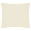 vidaXL Voile de parasol tissu oxford rectangulaire 2x2,5 m cr&egrave;me