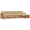 vidaXL Ensemble de canap&eacute;s d'ext&eacute;rieur 5 pc Naturel et Beige