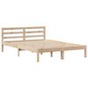 vidaXL Lit biblioth&egrave;que sans matelas 140x200 cm bois massif de pin