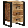 vidaXL Cabinet de chevet Marron 40 x 40 x 59 cm Bois de mangue massif