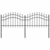 vidaXL Cl&ocirc;ture de jardin WOERDEN 240 x 115 cm Acier peint par poudre