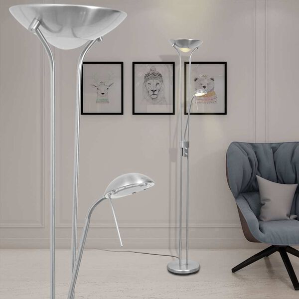 vidaXL Lampadaire &agrave; LED &agrave; &eacute;clairage r&eacute;glable 23 W