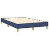 vidaXL Sommier &agrave; lattes de lit avec matelas LED Bleu 120x200 cm Tissu