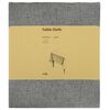 vidaXL Tissu de Table 5 pc Rectangulaire Gris clair 140 x 140 cm