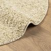 vidaXL Tapis shaggy PAMPLONA poils longs moderne dor&eacute; &Oslash; 100 cm